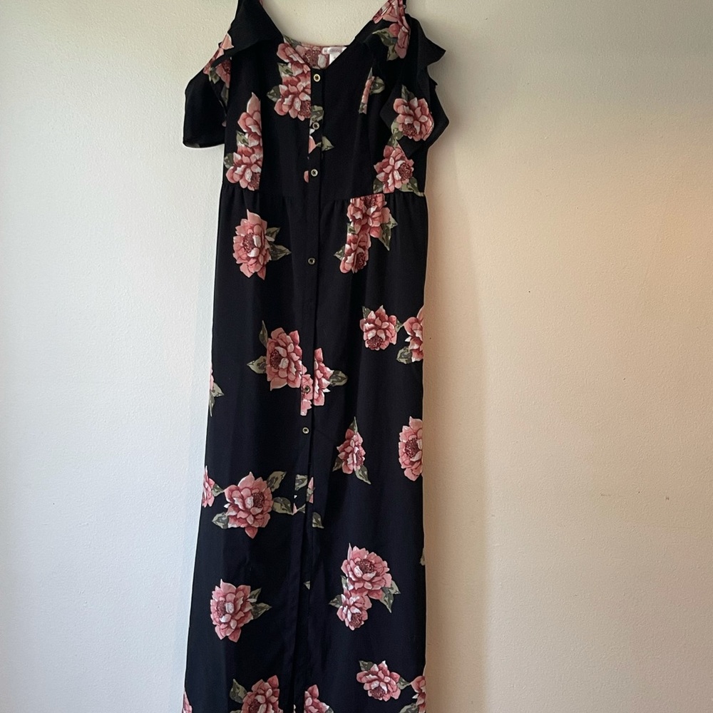 Off shoulder floral dress